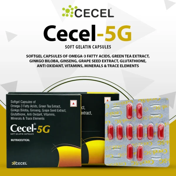 Cecel-5G Soft Gelatin Capsules