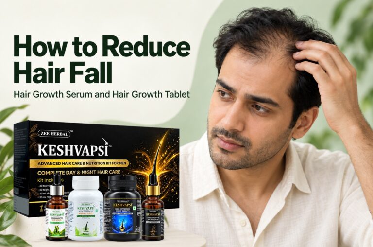 How to Reduce Hair Fall: Hair Growth Serum And Tablet